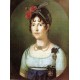 Collana di tre fili sfalzati di perle rosacee e granato con chiusura in madreperla